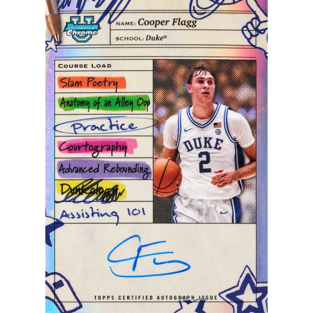 2024/25 Bowman Chrome University Basketball Hobby Box — view 4