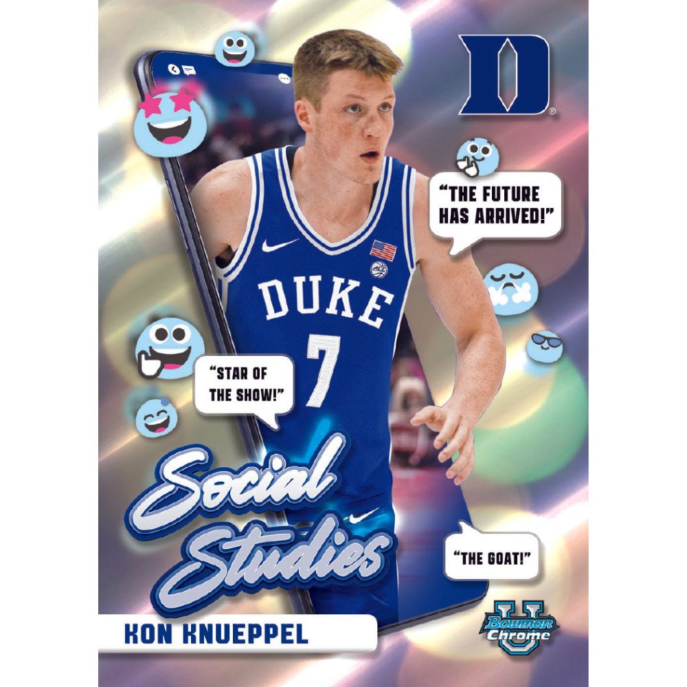 2024/25 Bowman Chrome University Basketball Hobby Box — view 6