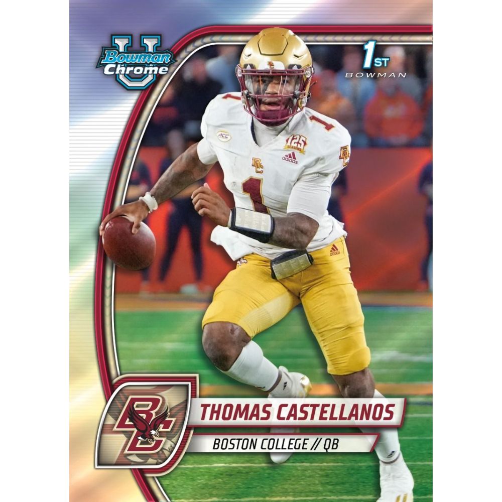 2024 Bowman Chrome University Football Jumbo Box — view 12