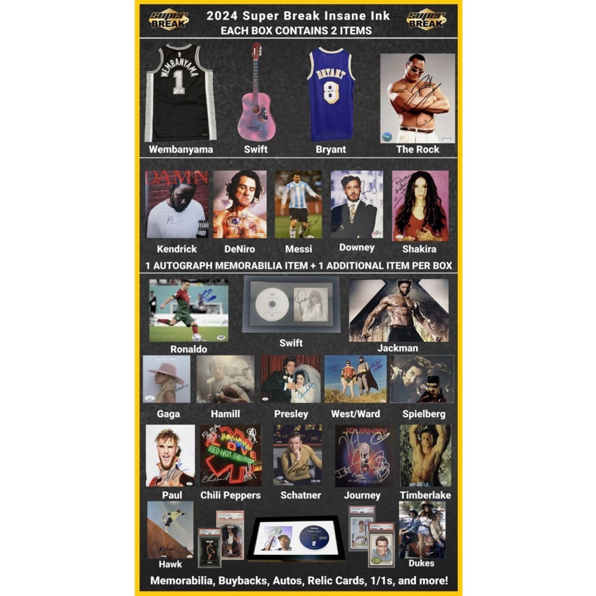 2024 Super Break Insane Ink Hobby Box