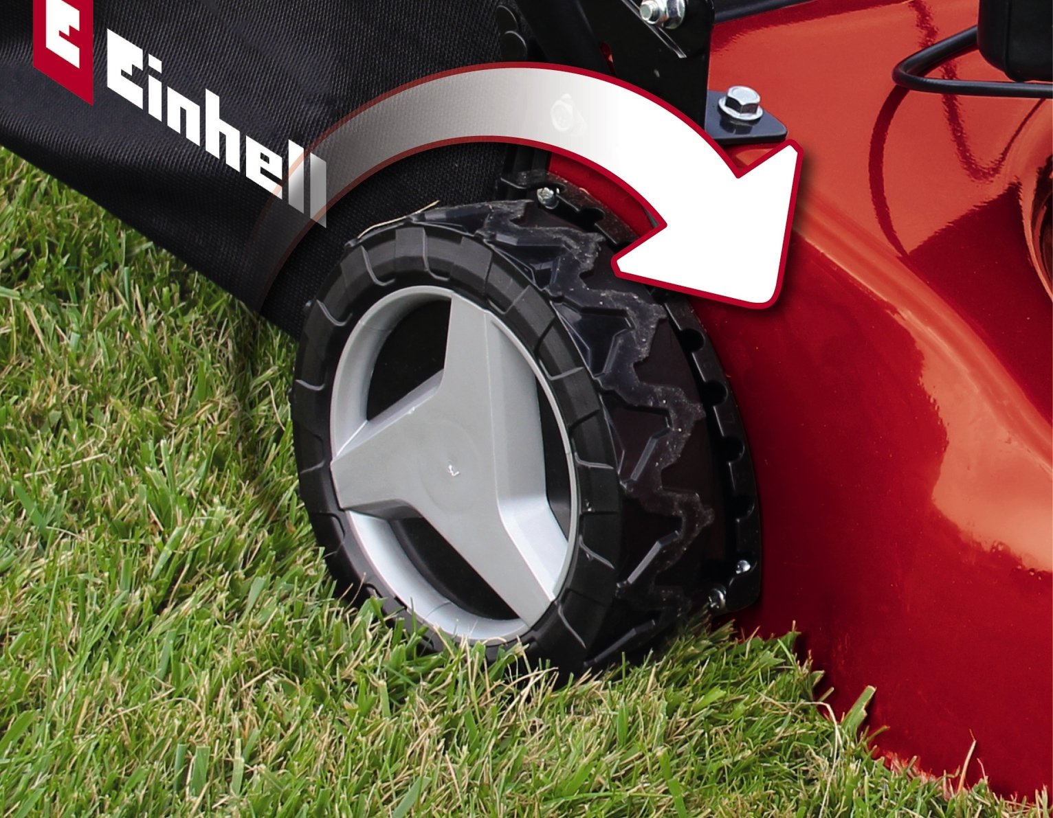 Einhell 46cm Self-Propelled Petrol Lawnmower - 132cc — view 7