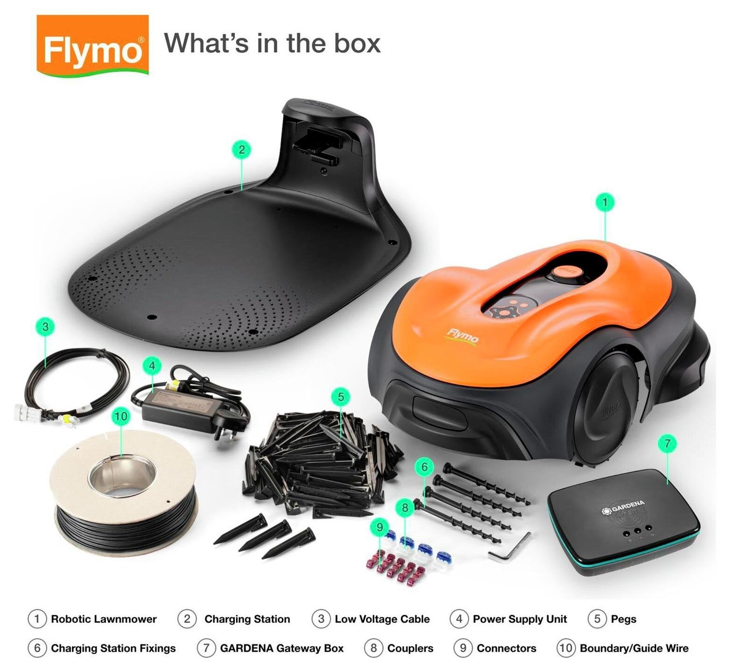 Flymo UltraLife 800 Cordless Robotic Lawnmower - 18V — view 2