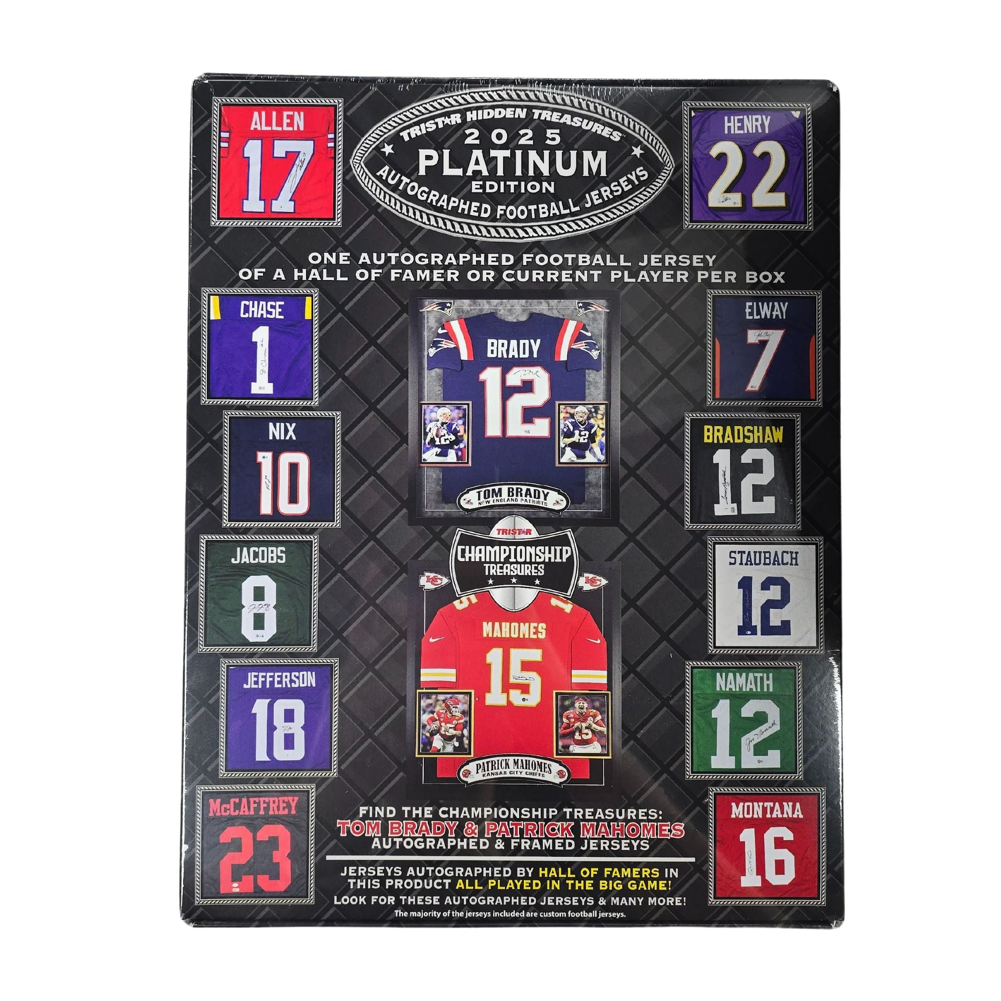 2025 TriStar Platinum Edition Autographed Football Jersey Box