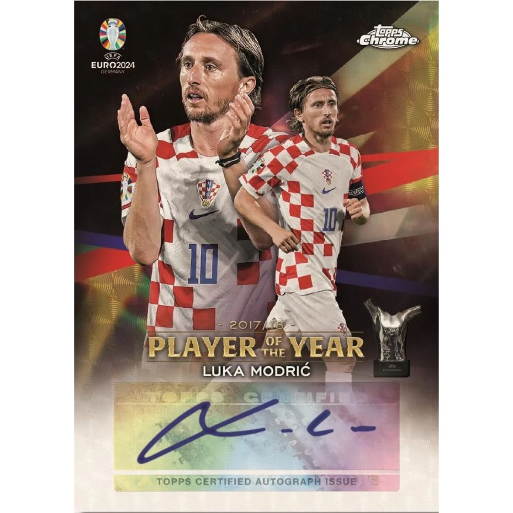 2023/24 Topps Chrome UEFA Euro Soccer Hobby Box — view 5
