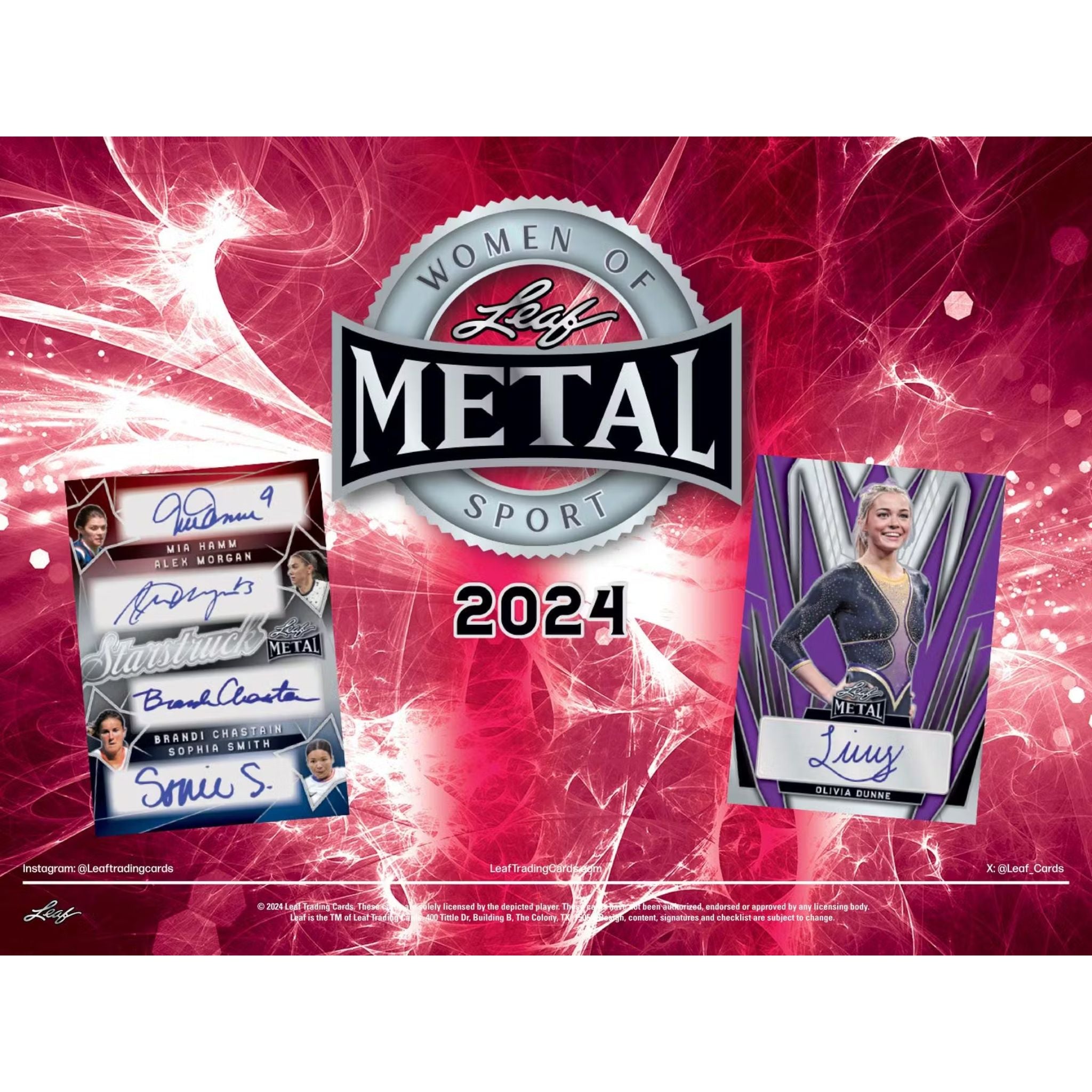 2024 Leaf Metal Women of Sport Hobby Box — view 7