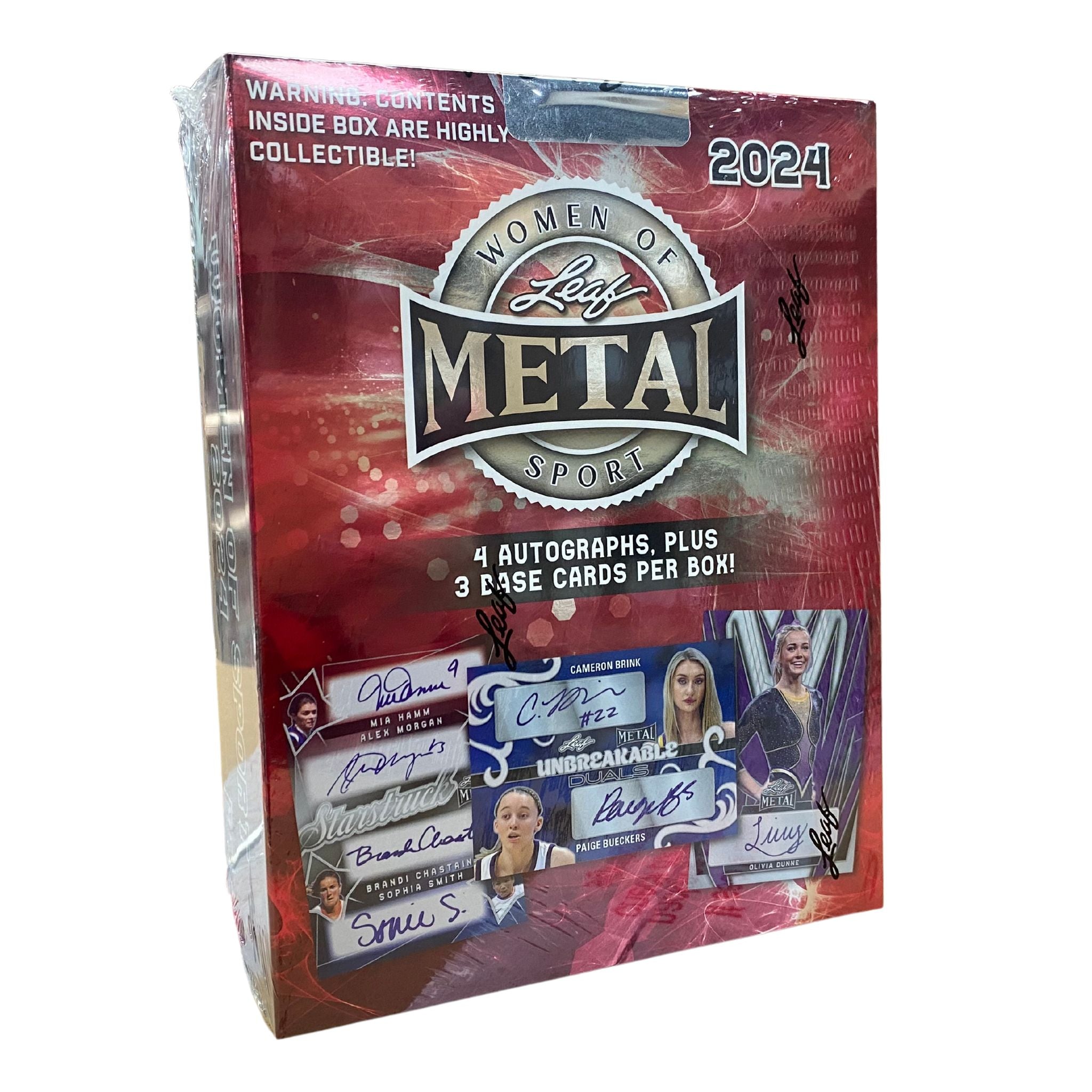2024 Leaf Metal Women of Sport Hobby Box — view 8