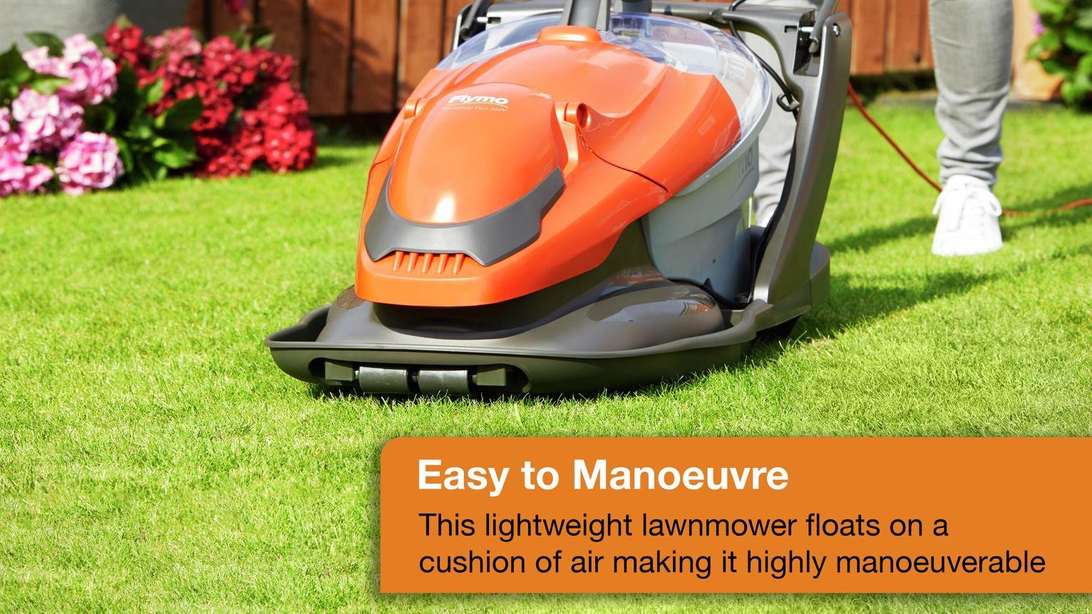 Flymo EasiGlide Plus 360V 36cm Corded Hover Lawnmower- 1800W — view 3