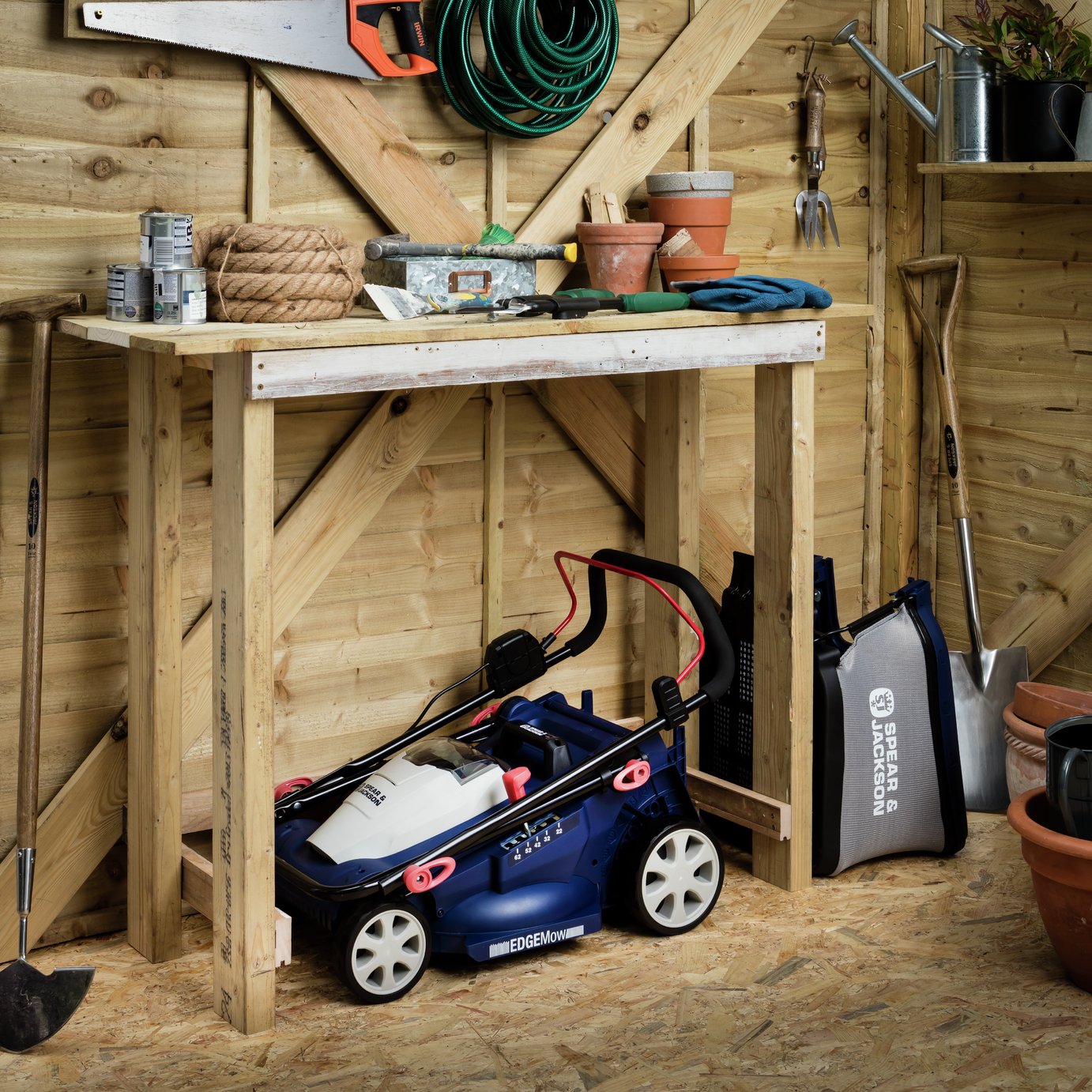 Spear & Jackson 37cm Cordless Rotary Lawnmower - 36V — view 2