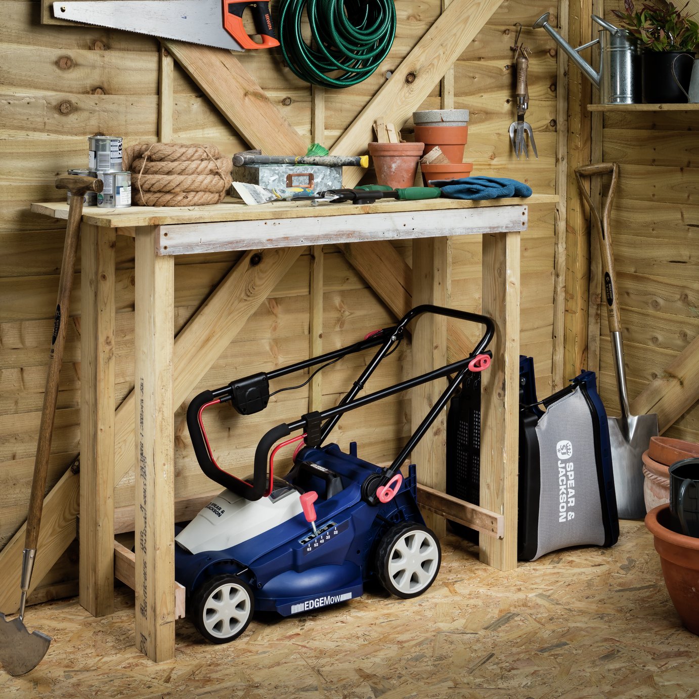 Spear & Jackson 37cm Cordless Rotary Lawnmower - 36V — view 13