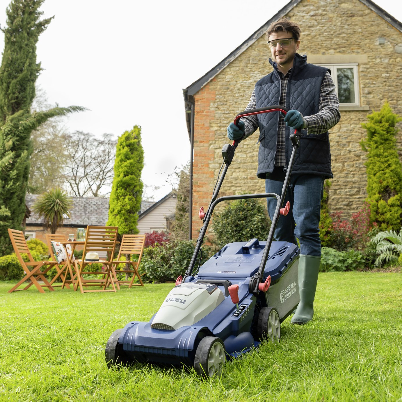 Spear & Jackson 37cm Cordless Rotary Lawnmower - 36V — view 14