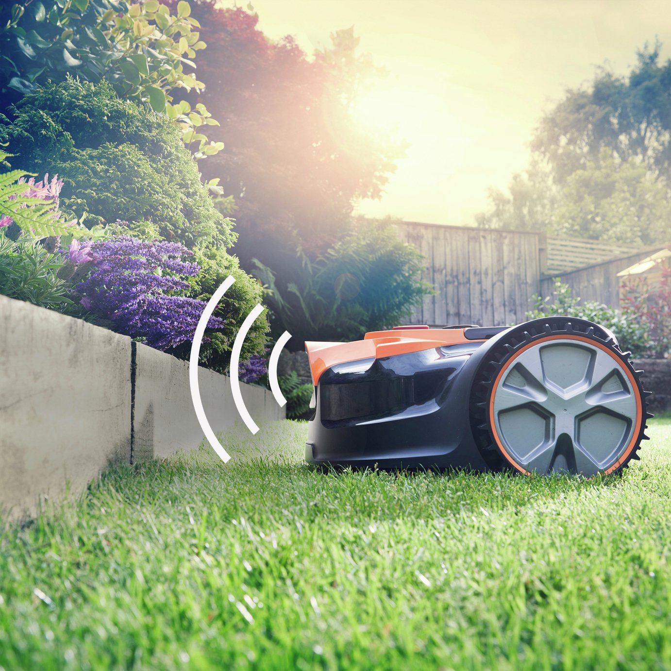LawnMaster OcuMow 16cm Drop and Mow Cordless Robotic Lawnmower - 24V — view 9