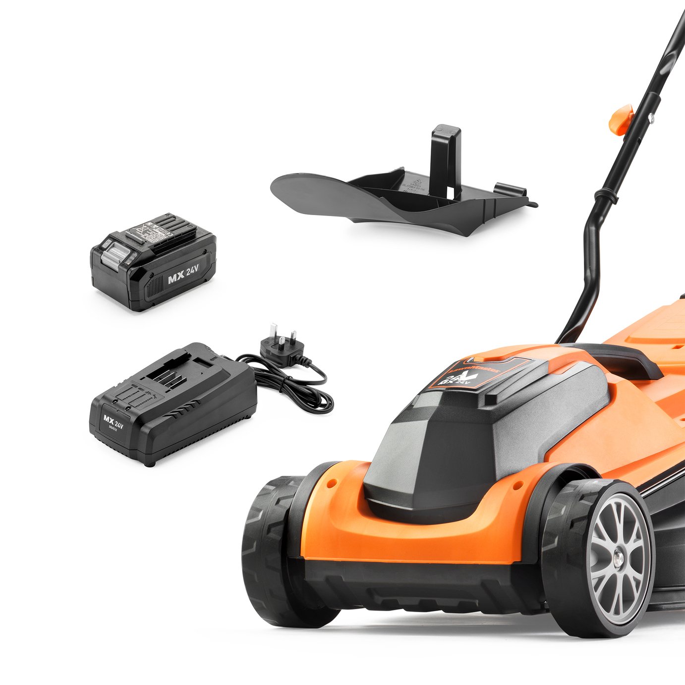LawnMaster 34cm Cordless Rotary Lawnmower - 24V — view 10