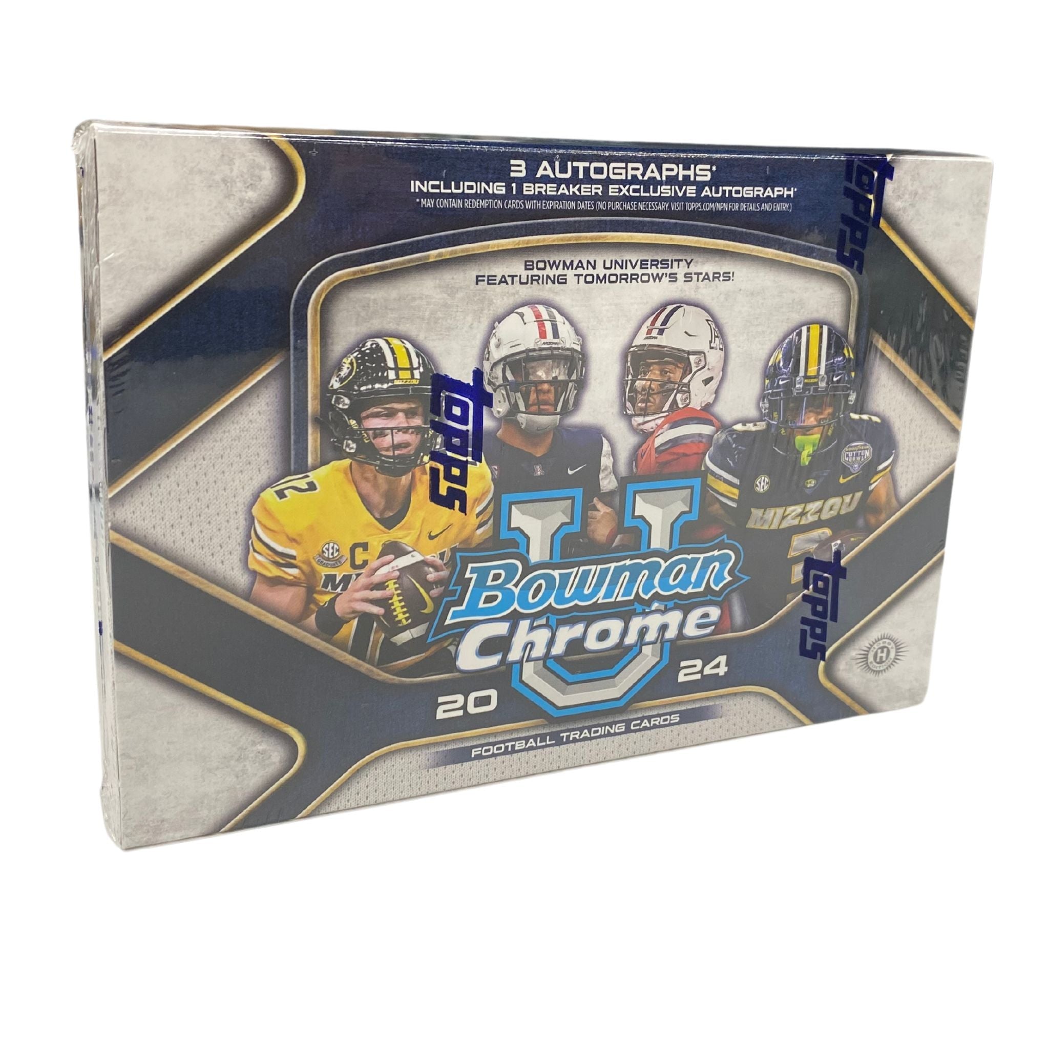 2024 Bowman Chrome University Football Breaker Delight Box — view 13