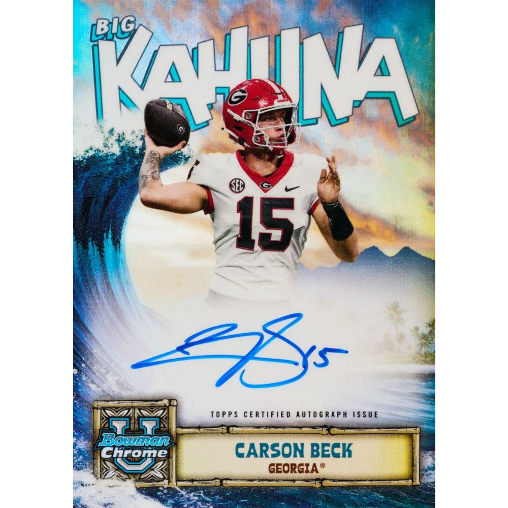 2024 Bowman Chrome University Football Breaker Delight Box — view 3