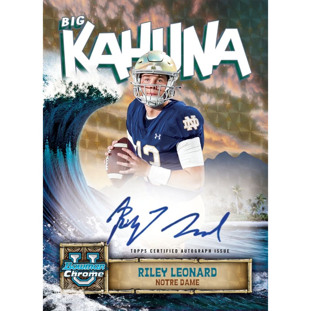 2024 Bowman Chrome University Football Breaker Delight Box — view 10