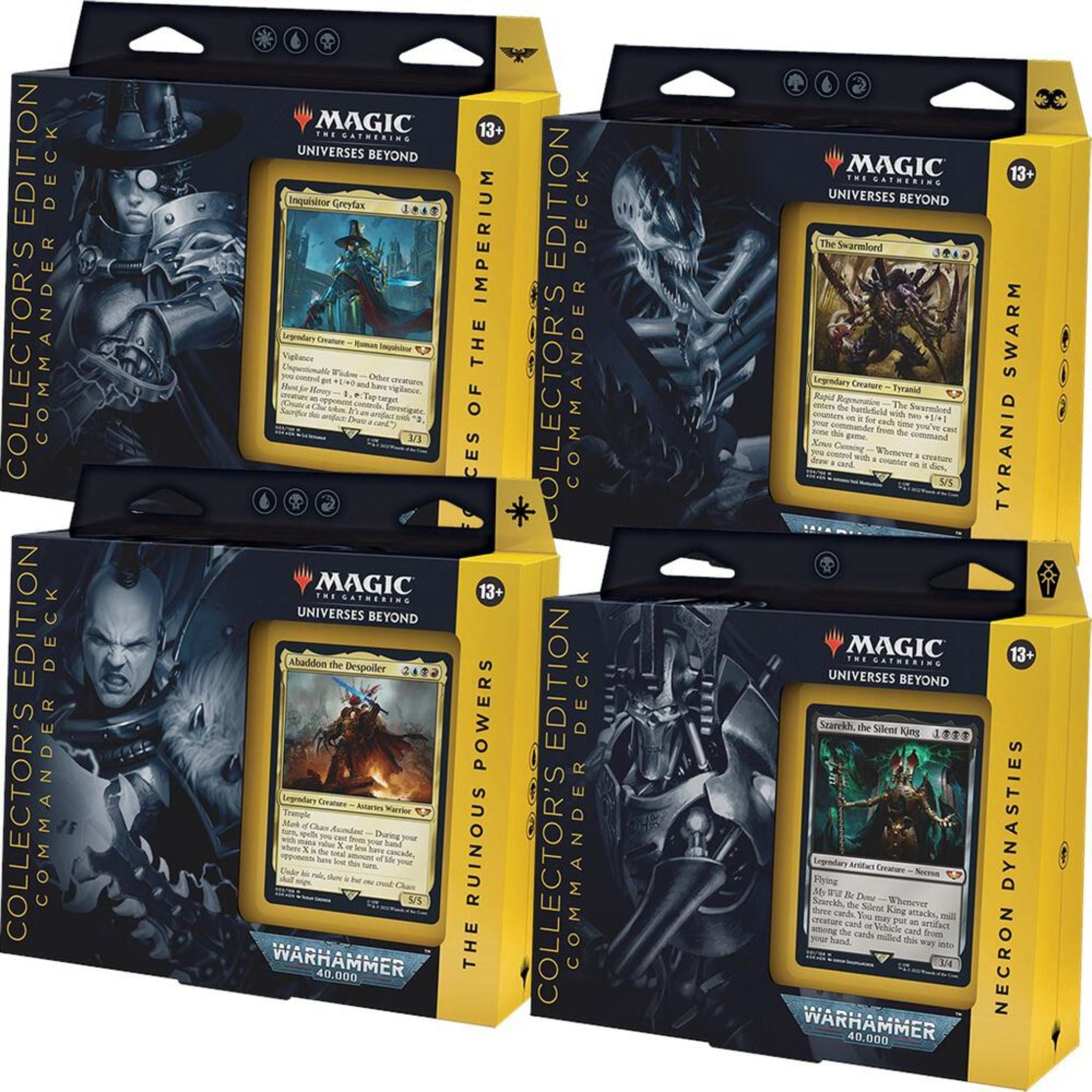 Magic The Gathering Universes Beyond Warhammer 40K Commander Deck (Collector Edition) (4 Decks)