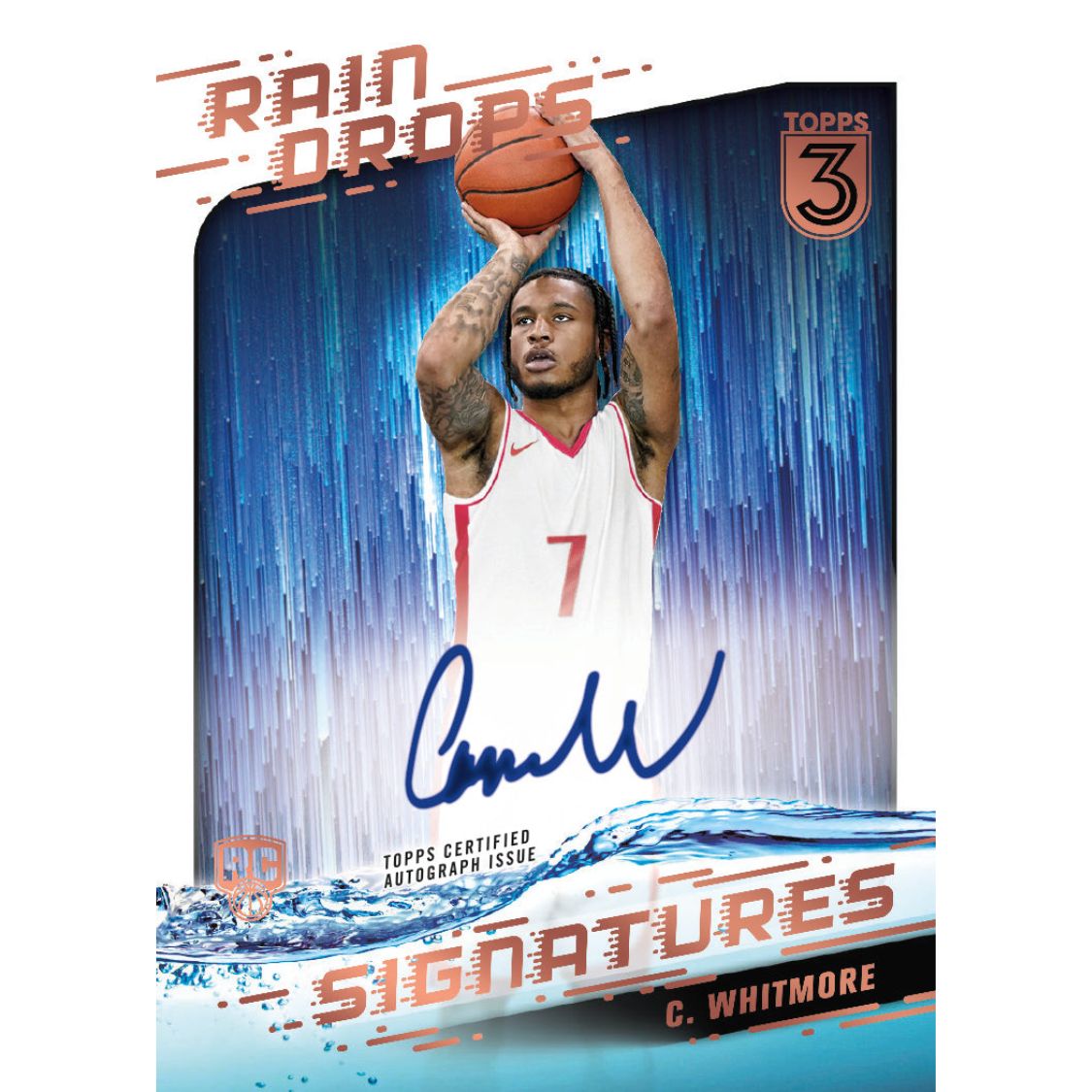 2023/24 Topps Three Basketball Hobby Box — view 2