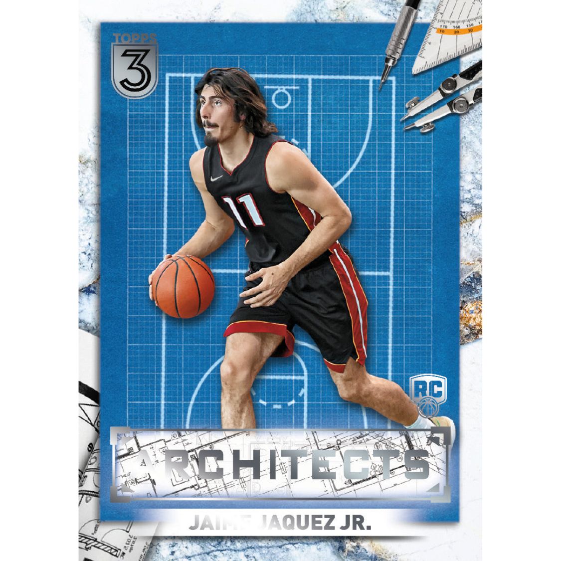 2023/24 Topps Three Basketball Hobby Box — view 6