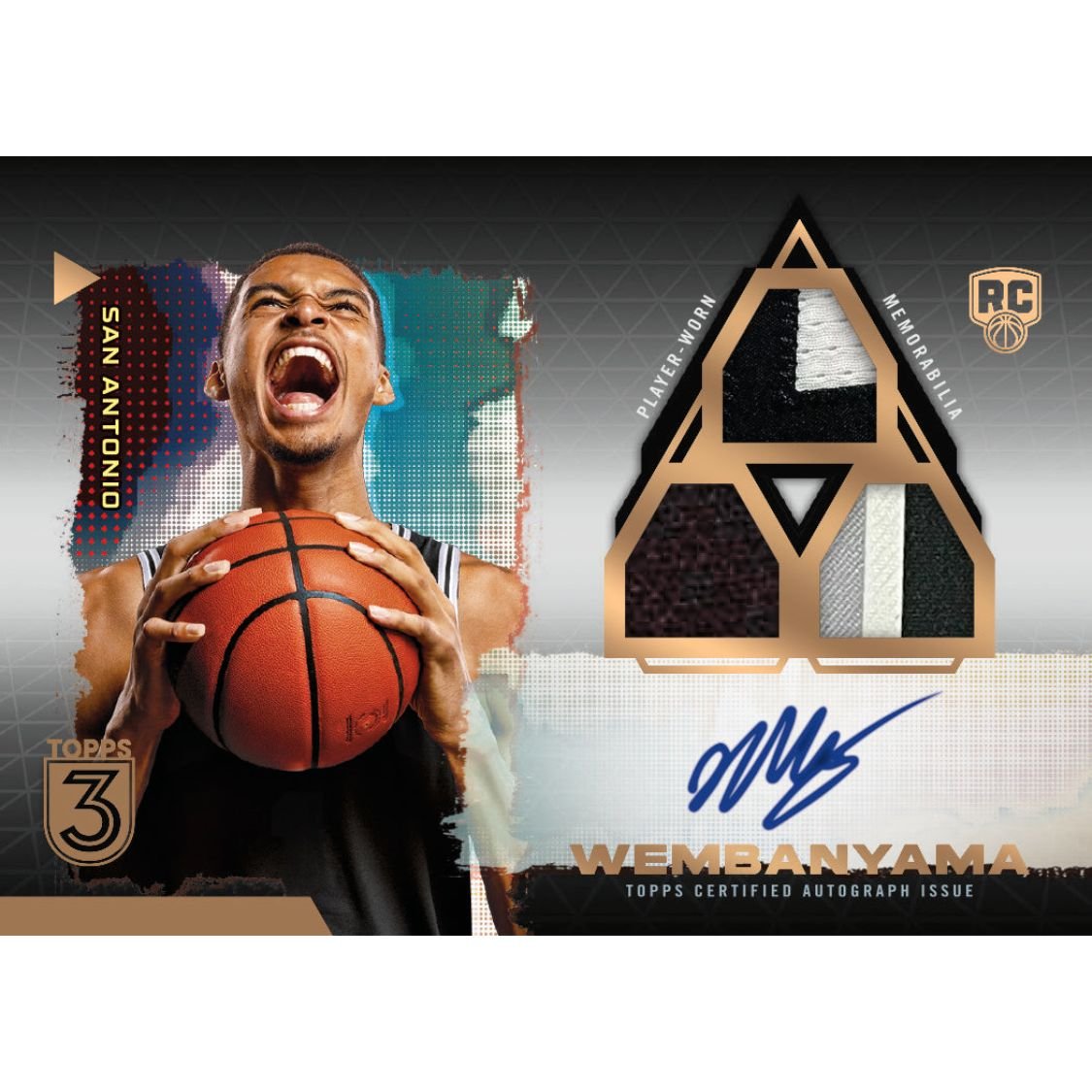 2023/24 Topps Three Basketball Hobby Box — view 9