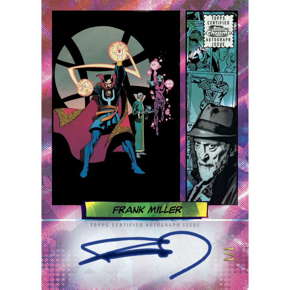 2024 Topps Marvel Chrome Sapphire Hobby Box — view 3