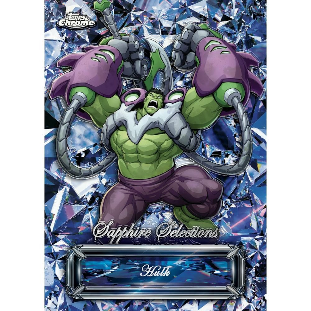 2024 Topps Marvel Chrome Sapphire Hobby Box — view 5