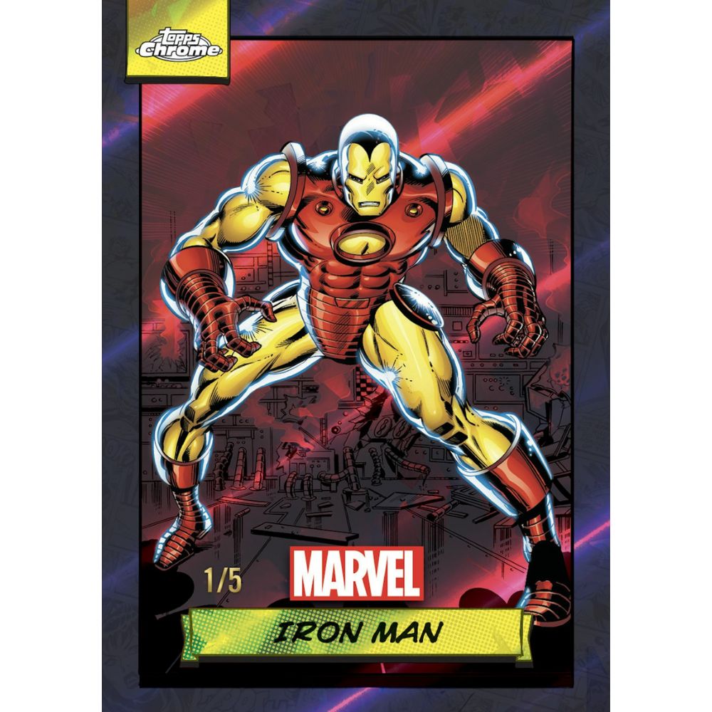 2024 Topps Marvel Chrome Sapphire Hobby Box — view 6