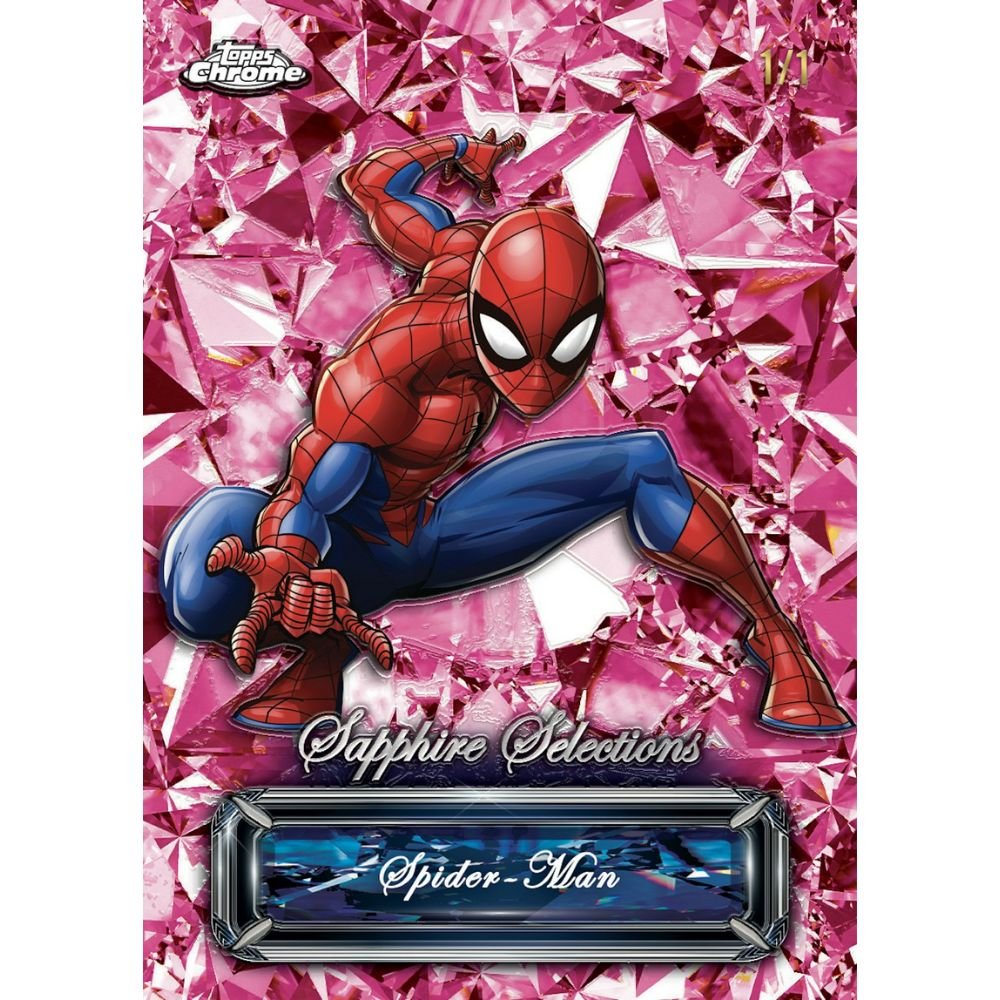 2024 Topps Marvel Chrome Sapphire Hobby Box — view 8
