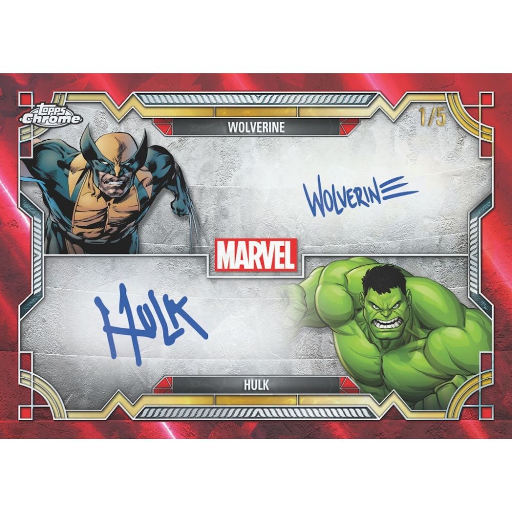 2024 Topps Marvel Chrome Sapphire Hobby Box — view 10