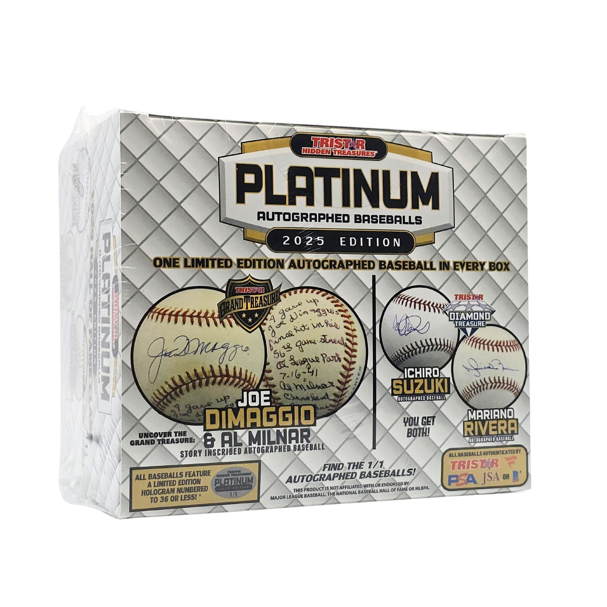 2025 Tristar Hidden Treasures Autographed Baseball Platinum Edition Box