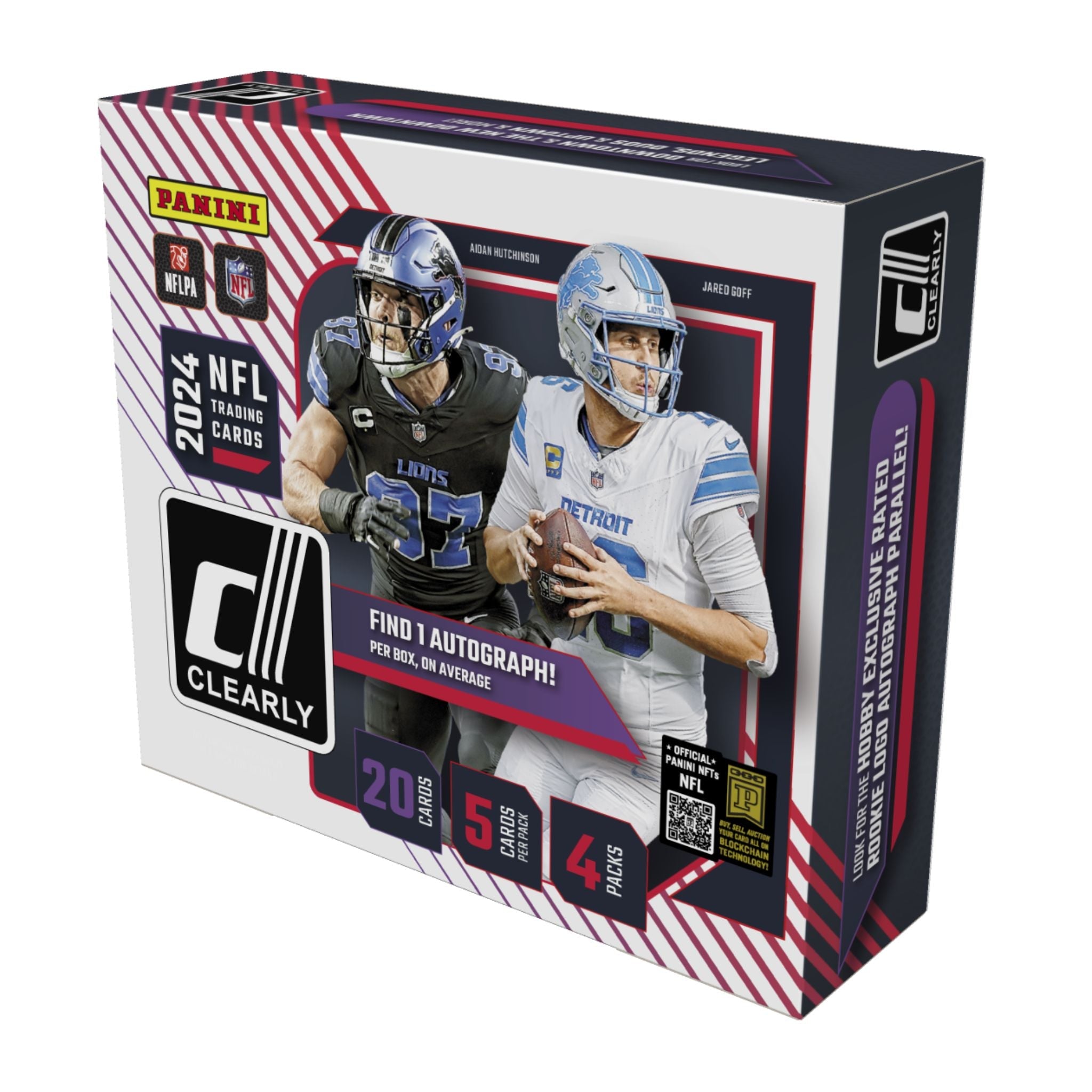 2024 Panini Clearly Donruss Football Hobby Box — view 9