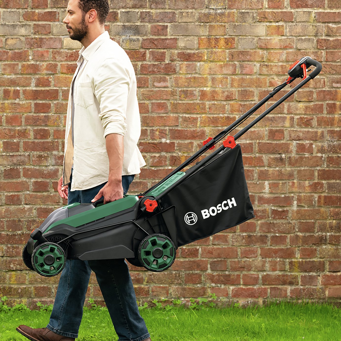 Bosch Rotak 38cm Electric Cordless Rotary Lawnmower - 36V — view 5
