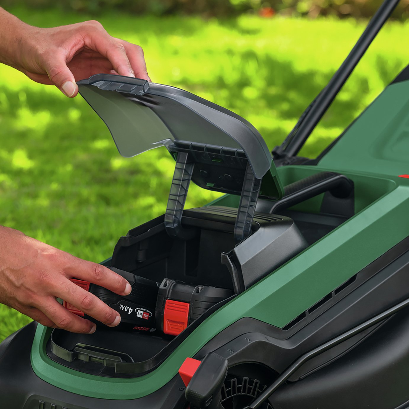 Bosch Rotak 38cm Electric Cordless Rotary Lawnmower - 36V — view 6