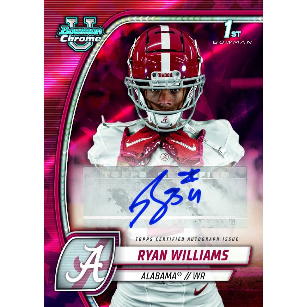 2024 Bowman University Chrome Football Sapphire Edition Box — view 10