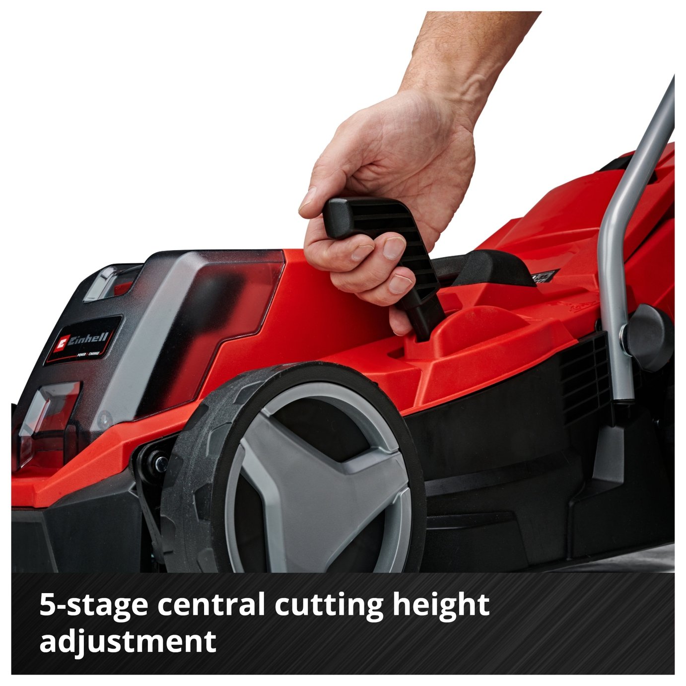 Einhell 33cm Cordless Rotary Lawnmower - 18V — view 5
