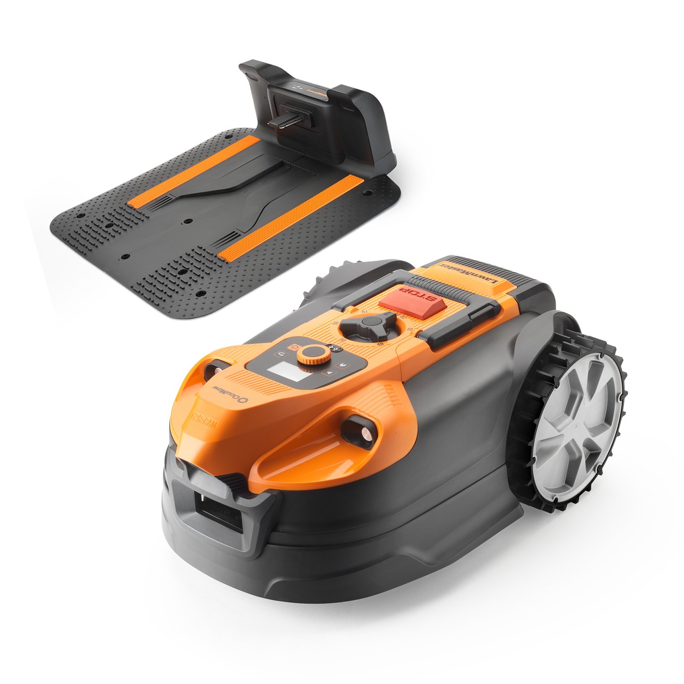 LawnMaster OcuMow 18cm Robotic Lawnmower with Docking Station - 24V