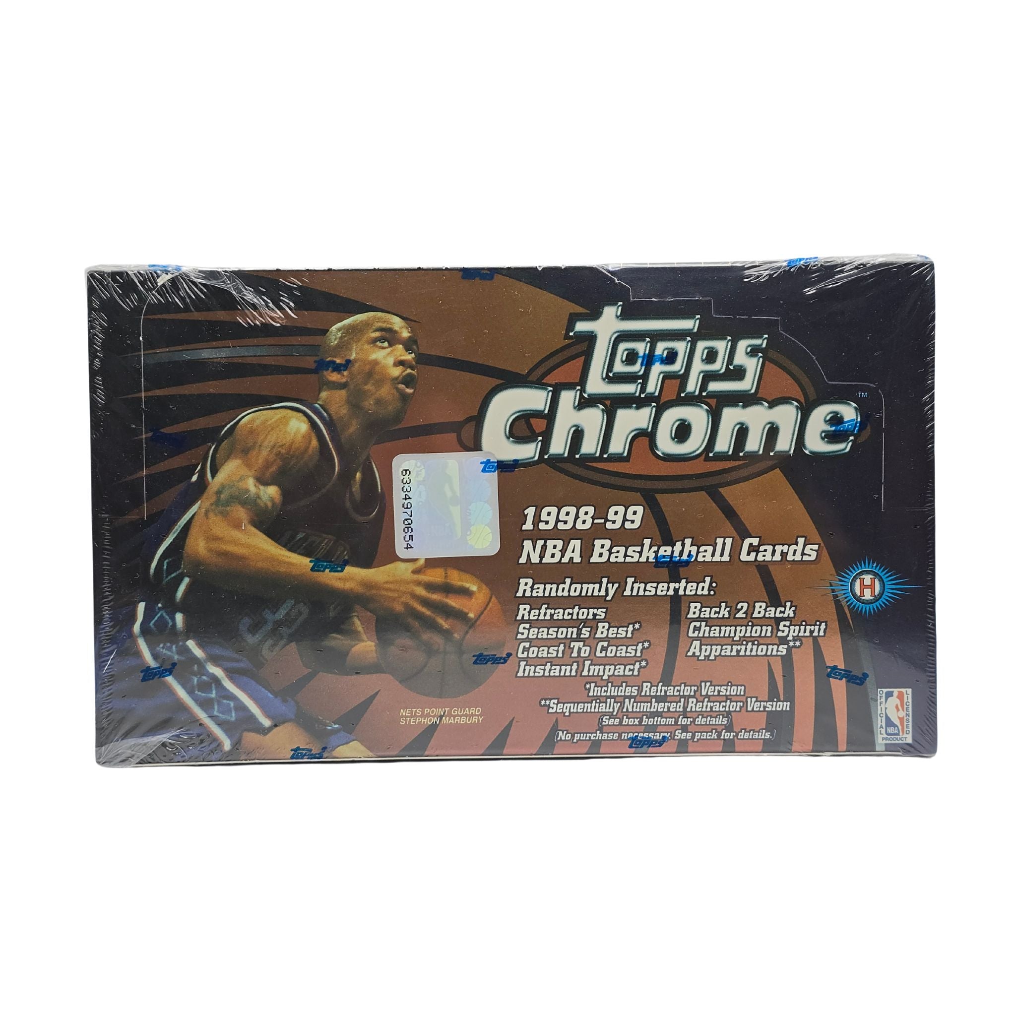 1998/99 Topps Chrome Basketball Hobby Box