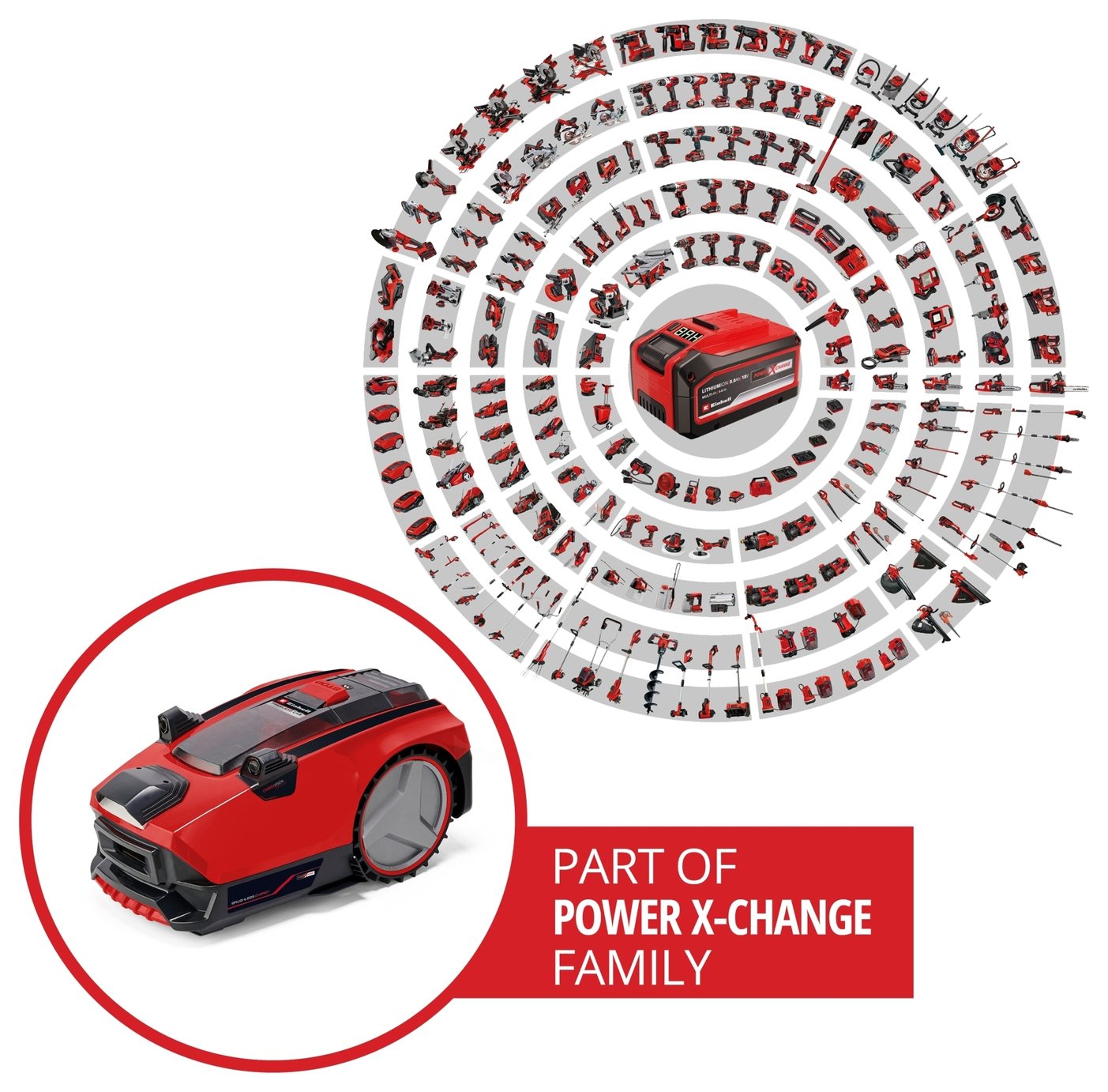 Einhell FREELEXO CAM 500 18cm  Robotic Lawnmower - 18V — view 10