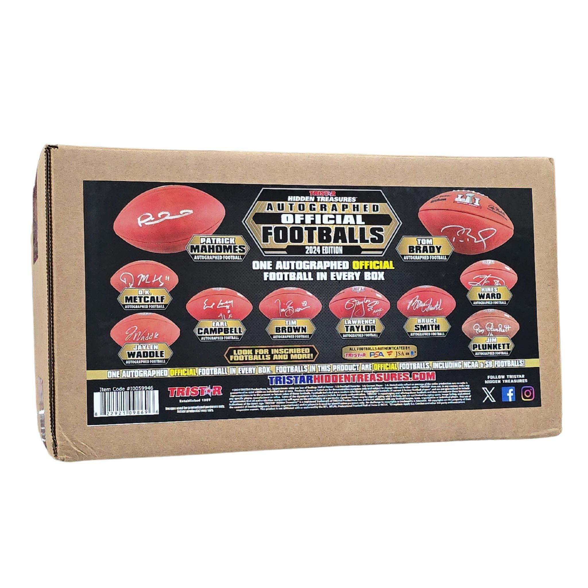 2024 Tristar Hidden Treasures Official Autographed Football Box — view 2