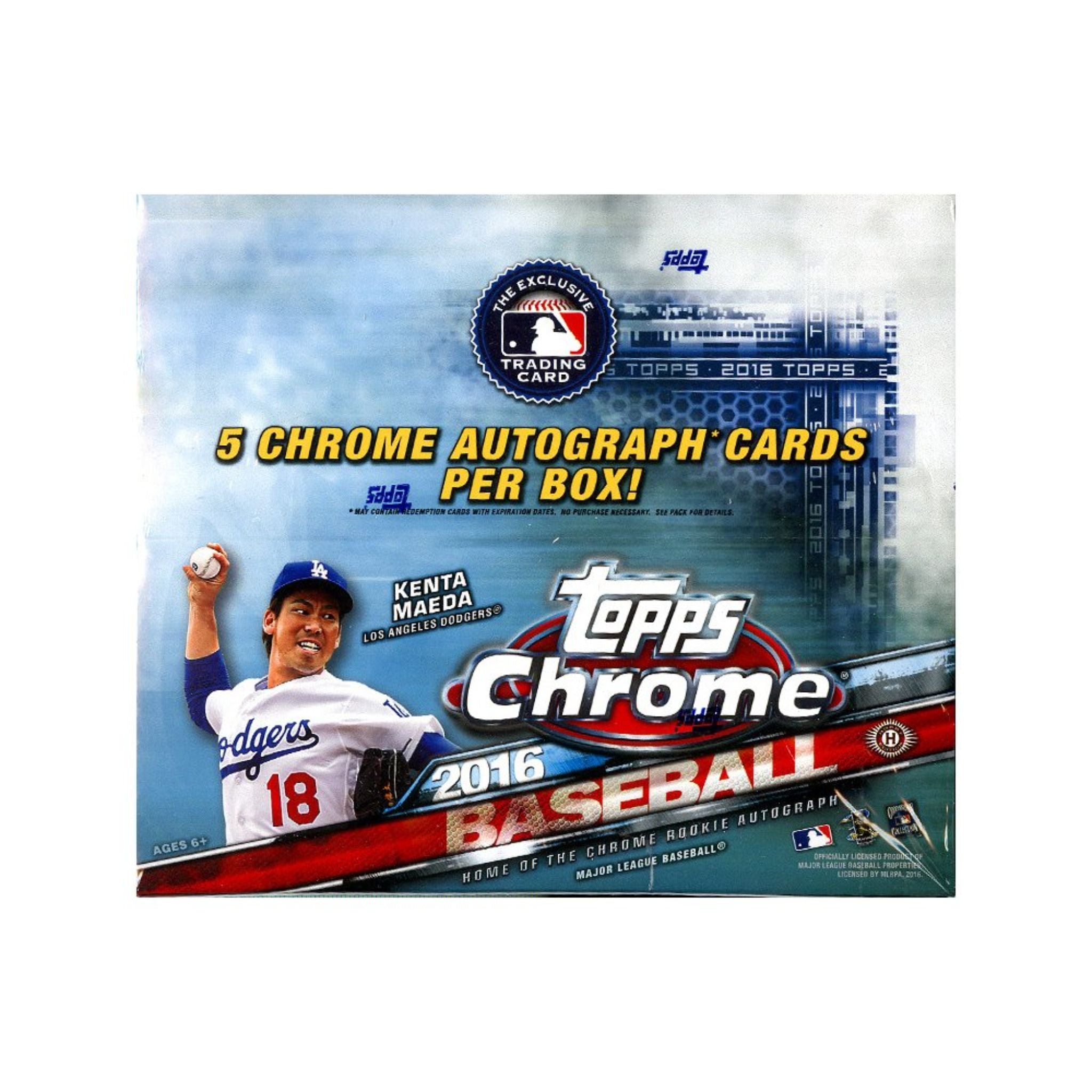 2016 Topps Chrome Jumbo Baseball Box
