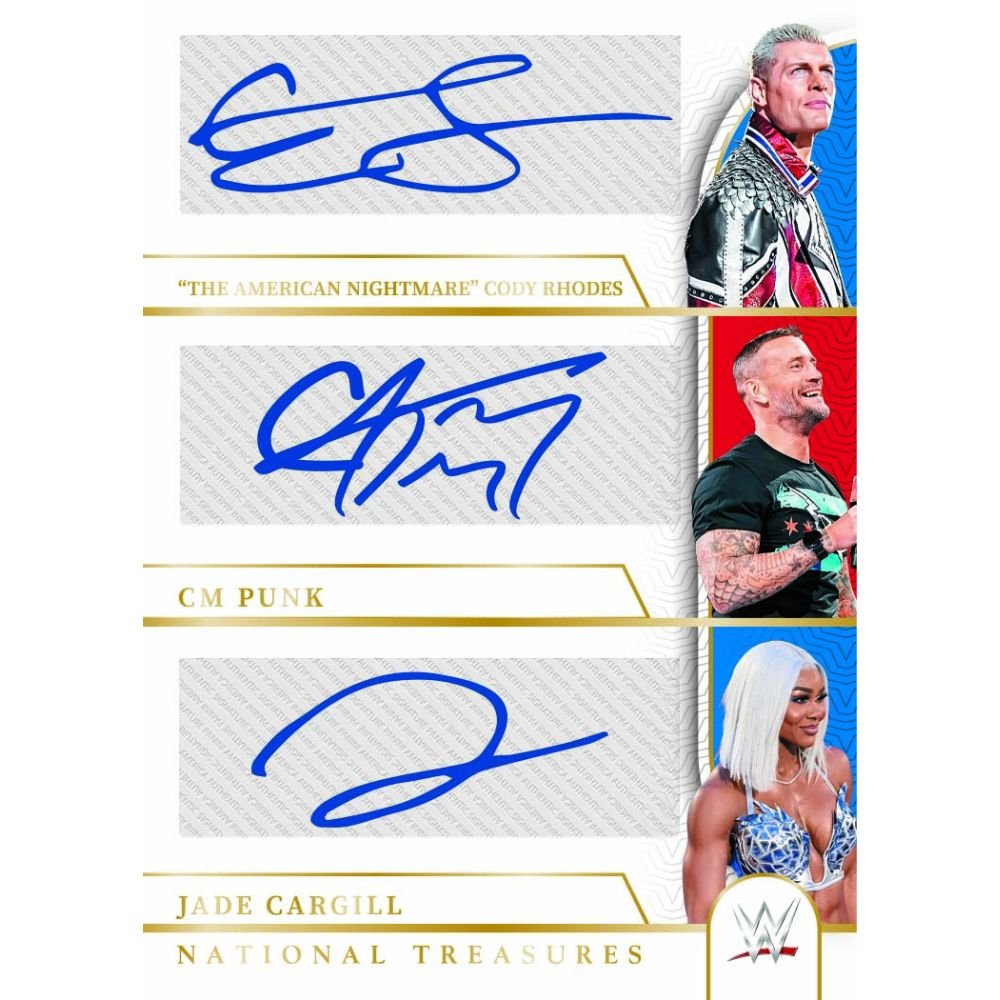 2024 Panini National Treasures WWE Hobby Box — view 6