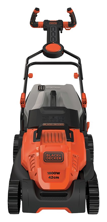 Black + Decker EasySteer 42cm Corded Rotary Lawnmower -1800W — view 7