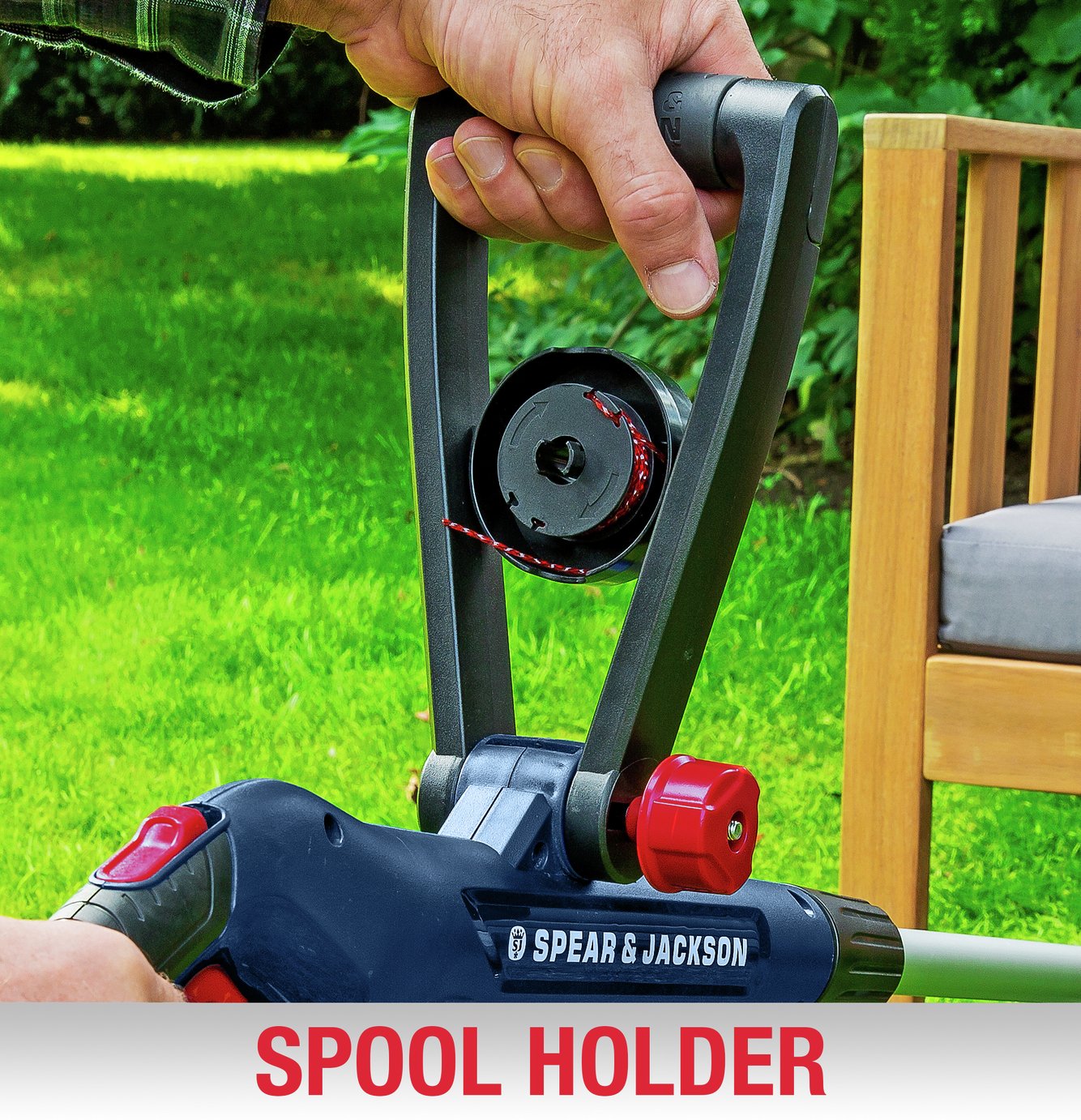 Spear & Jackson 30cm Cordless Grass Trimmer - 36V — view 7
