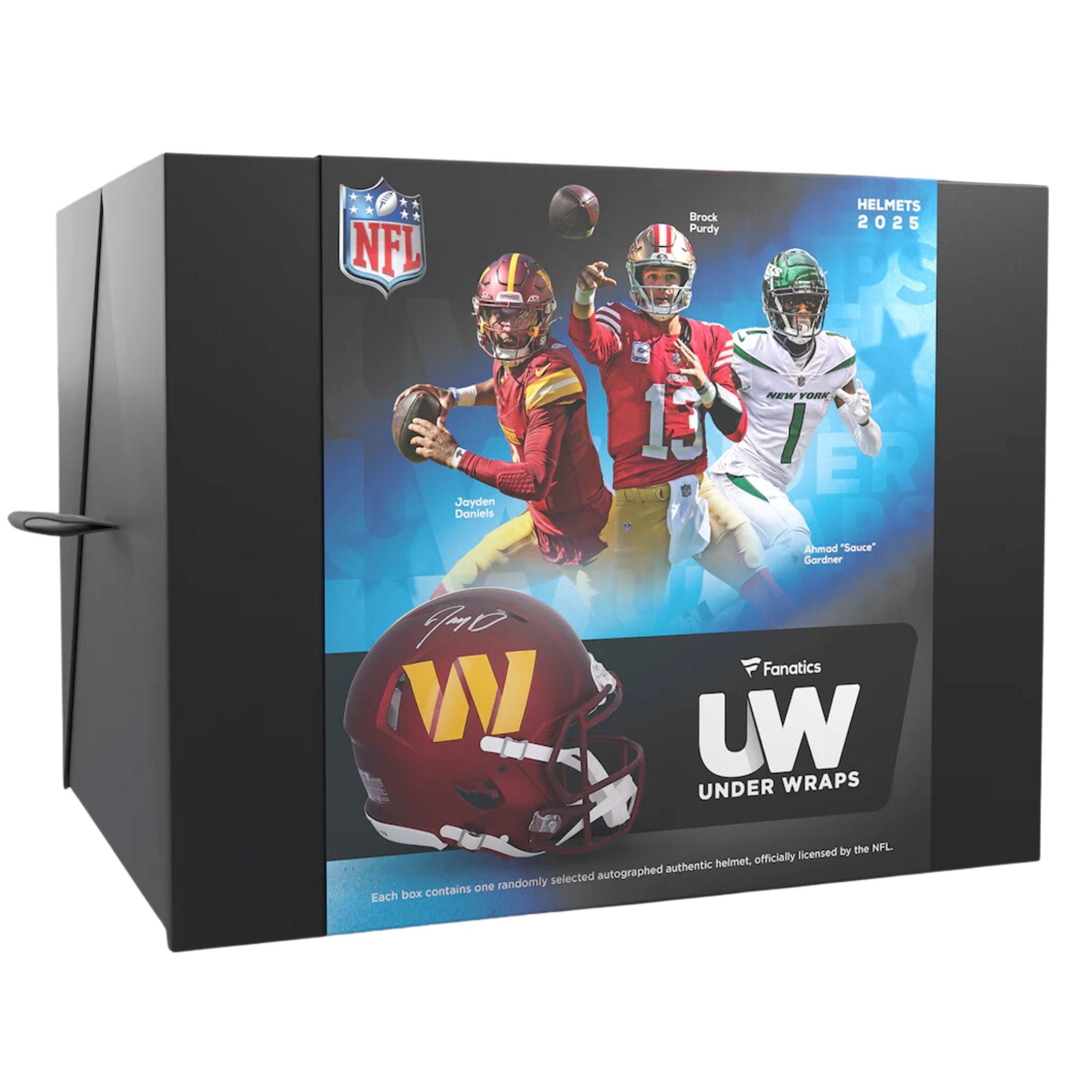 2025 Fanatics Under Wraps Authentic Autographed NFL Helmet