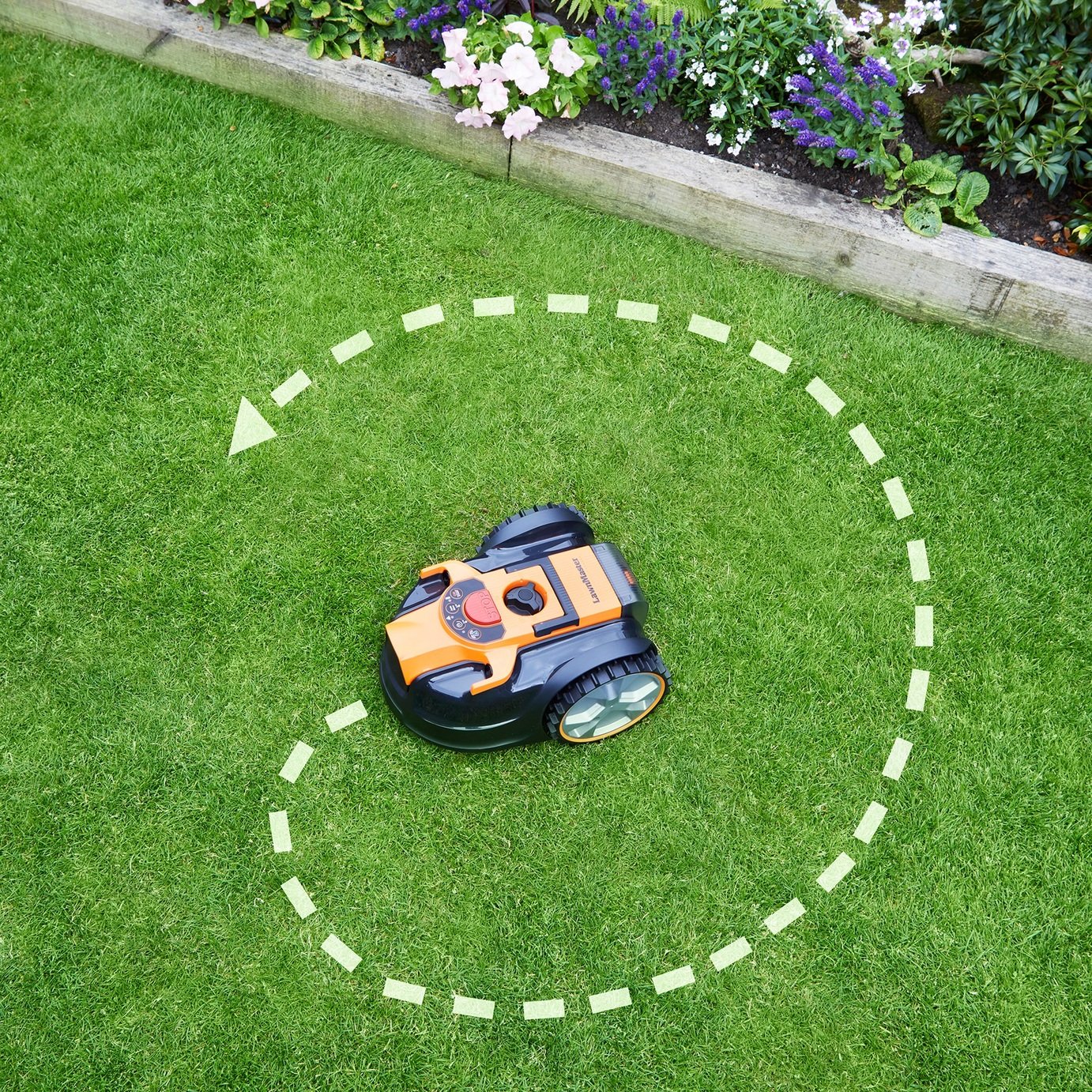 LawnMaster OcuMow 16cm Robotic Lawnmower with Spare Battery and Trimmer - 24V — view 4