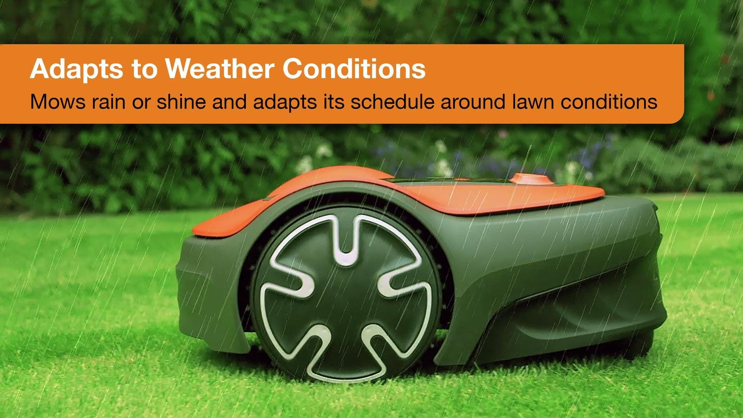 Flymo EasiLife GO 500 16cm Cordless Robotic Lawnmower — view 3