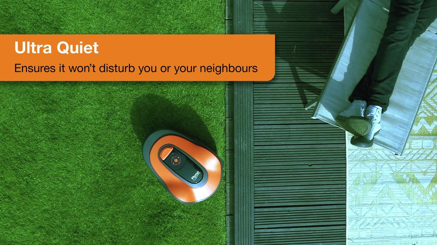 Flymo EasiLife GO 500 16cm Cordless Robotic Lawnmower — view 4