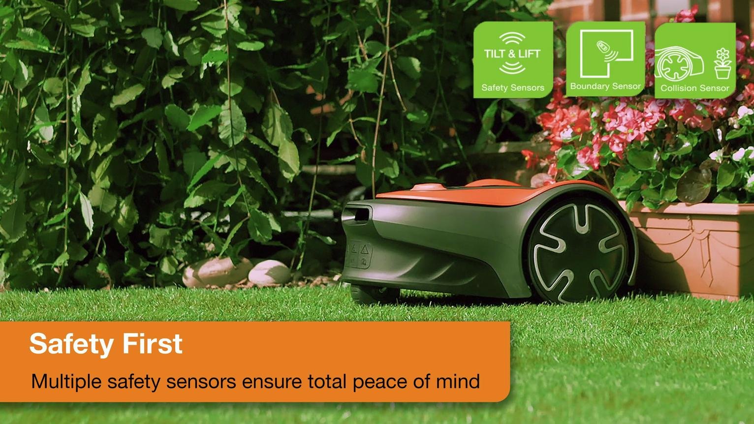 Flymo EasiLife GO 500 16cm Cordless Robotic Lawnmower — view 7