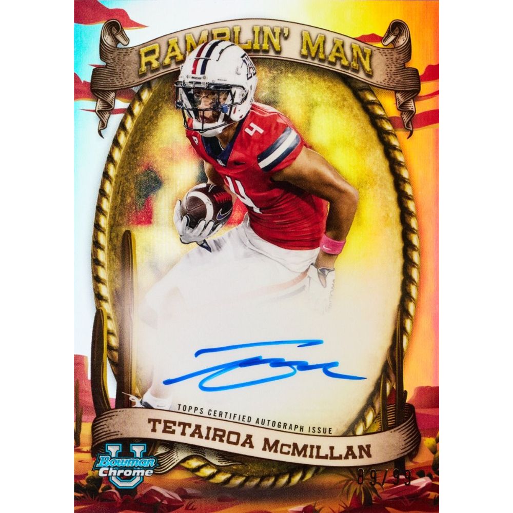 2024 Bowman Chrome University Football Hobby Box — view 11