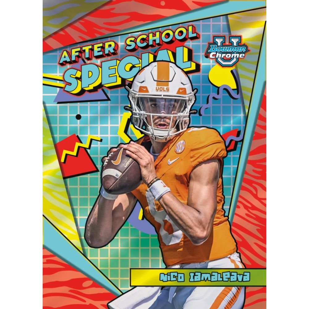 2024 Bowman Chrome University Football Hobby Box — view 8