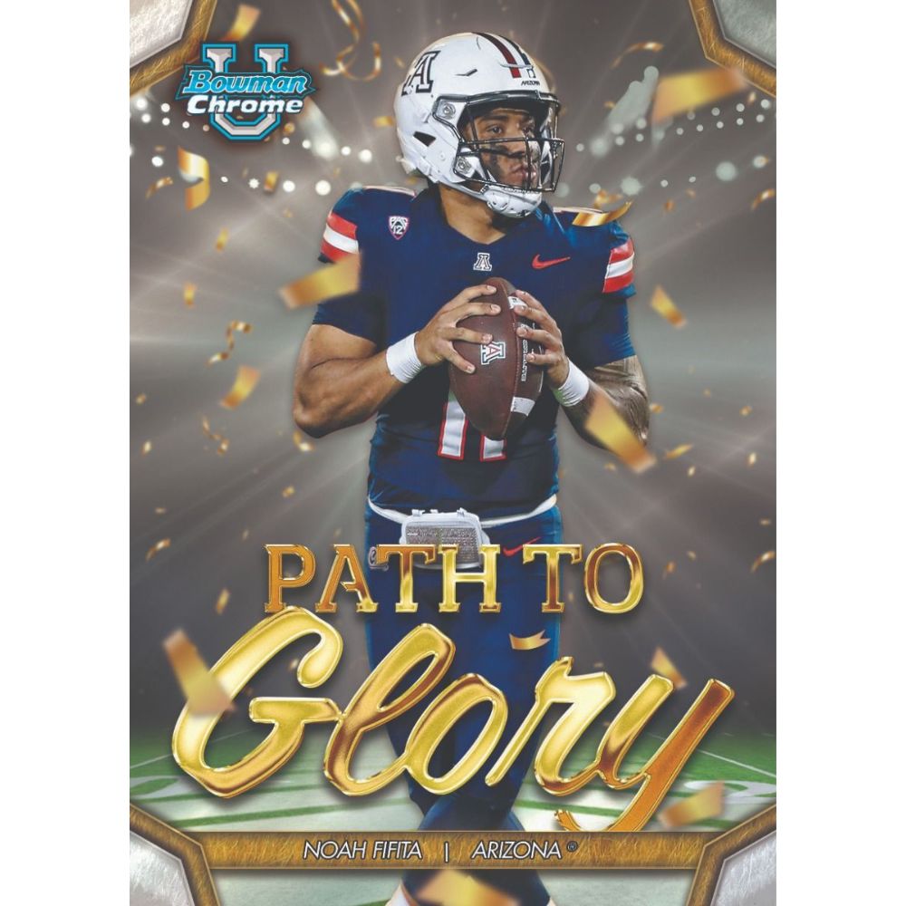 2024 Bowman Chrome University Football Hobby Box — view 9